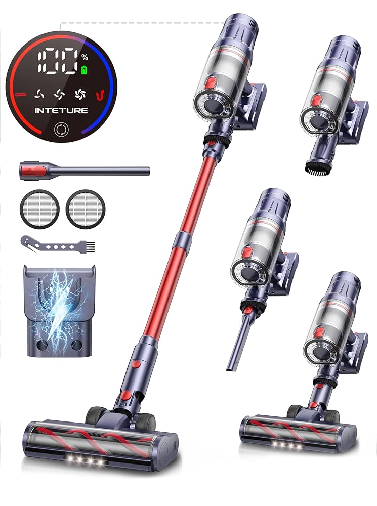 最新　INTETURE　コードレス　掃除機　軽量　新品未使用 Amazon.com - INTETURE Cordless Vacuum Cleaner, 600W 50Kpa